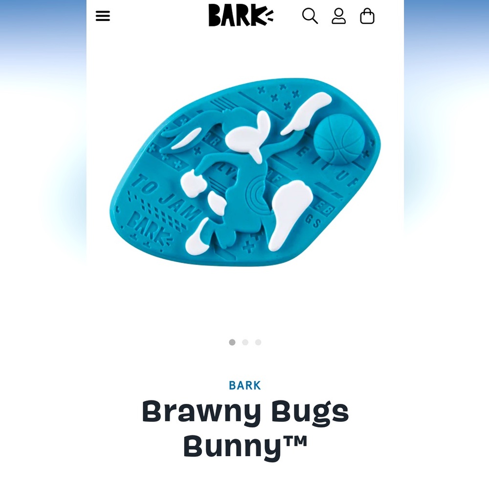 Bark Box Chew Toy - Brawny Bugs‎ Bunny